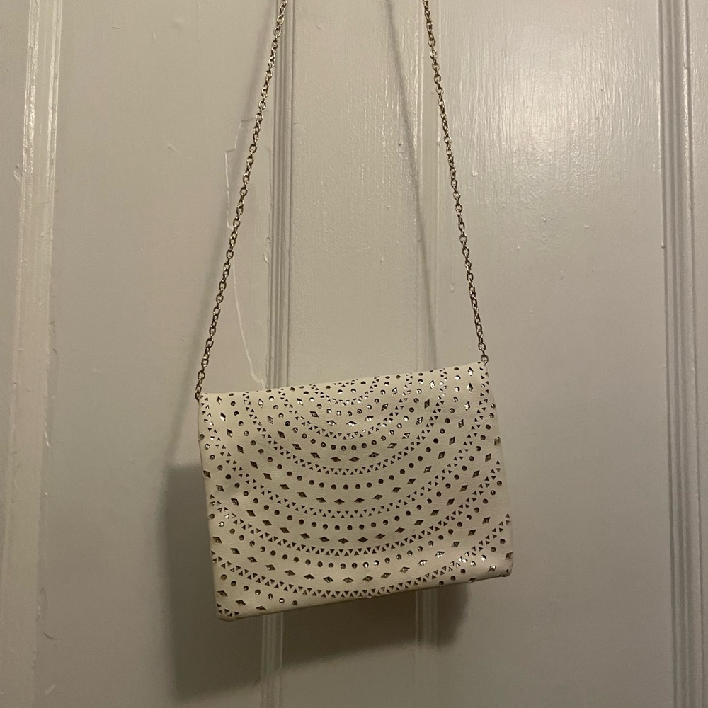 Elegant Cream Crossbody Bag